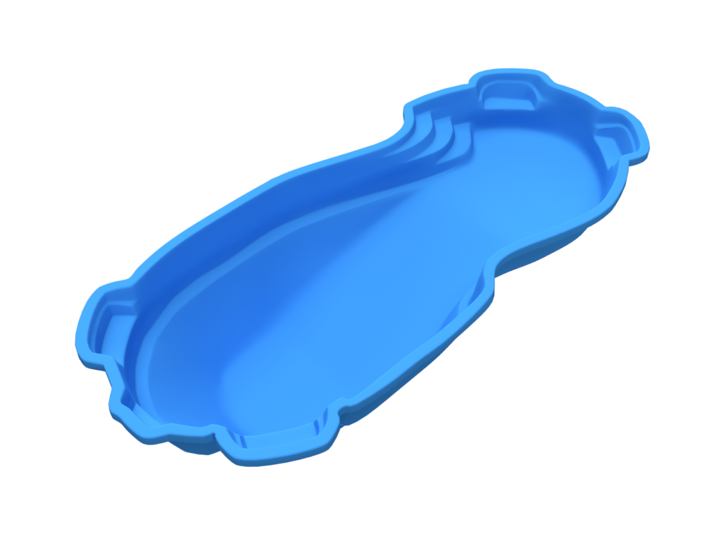 Hudson Freeform Fiberglass Pool