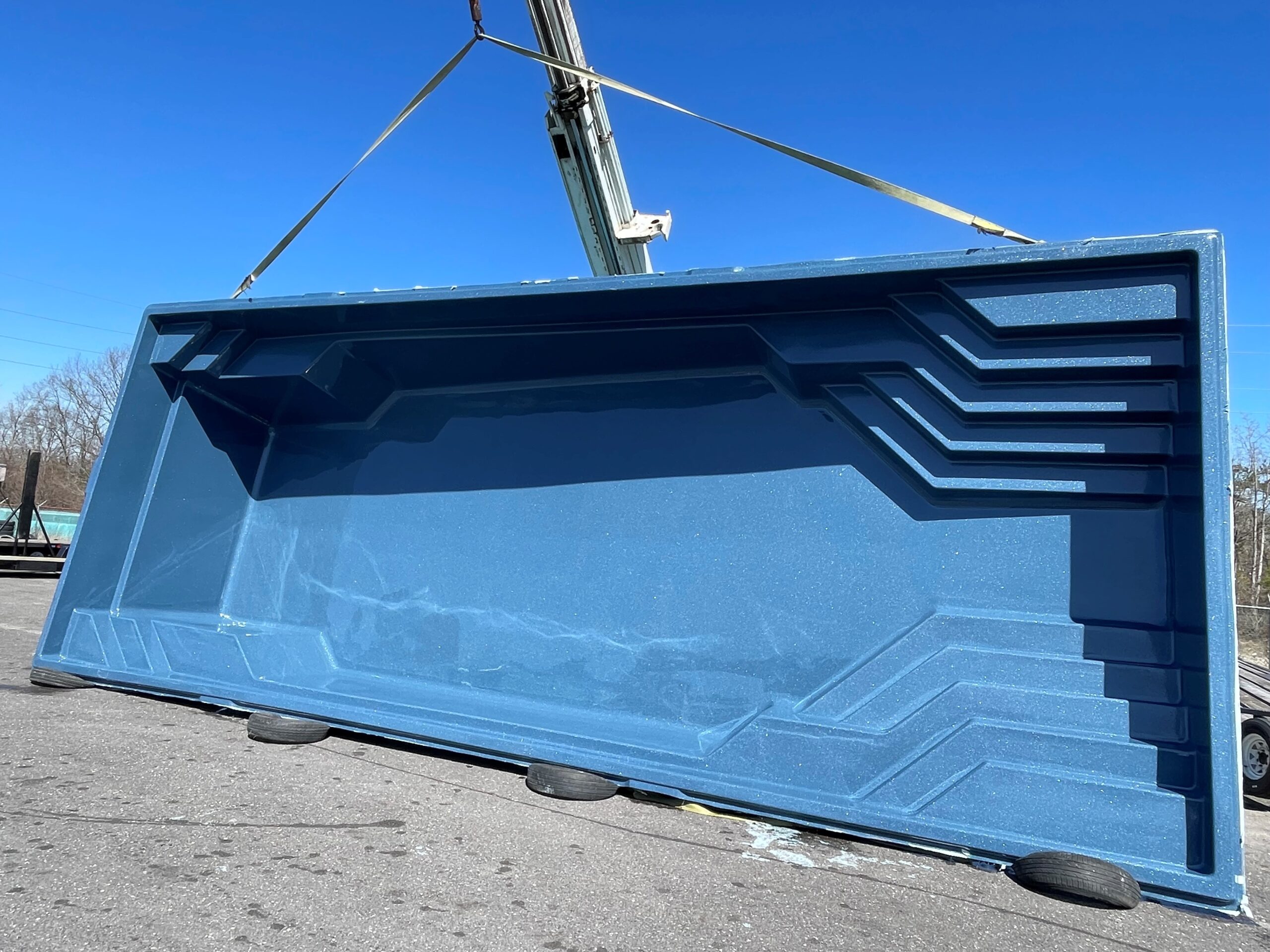 Princeton Rectangular Fiberglass Pool